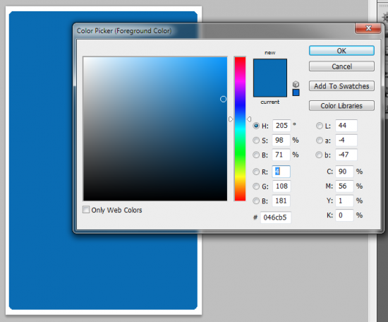 2 pick color1 550x456 How to Create your Own Opt in Form in Photoshop