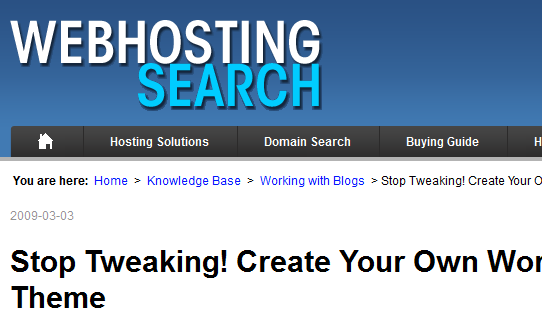 www.webhostingsearch.com 2011 8 19 21 41 47 10 Best Wordpress Theming Tutorials