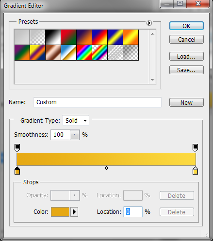 14 gradient for second background buttons How to Create Sleek Button Design in Photoshop