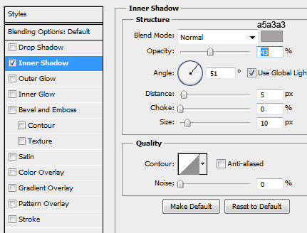 15 sidebar innershadow How to Create Your Own UI Planner in Photoshop