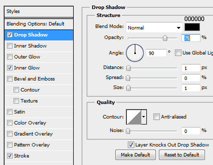27 sidebar bullets dropshadow How to Create Your Own UI Planner in Photoshop
