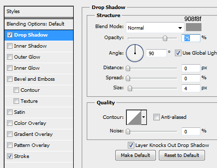 3 roundedbody dropshadow How to Create Accordion Design in Photoshop