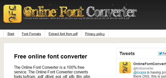 onlinefontconverter.com  List of Different Font Face Generators