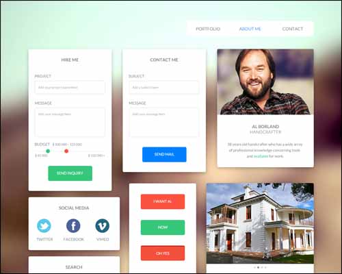 UI Kit For handcrafter and freelancer 30+ Best Free Photoshop PSD UI Kits