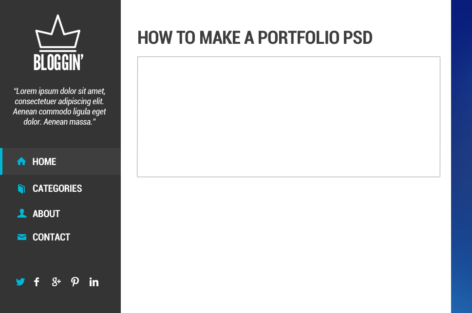 91 How to Make Blog Layout in Photoshop